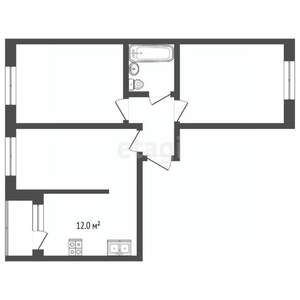 3-к квартира, вторичка, 67м2, 8/10 этаж