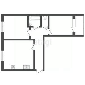 3-к квартира, вторичка, 70м2, 1/9 этаж