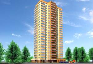 Студия квартира, вторичка, 45м2, 22/23 этаж