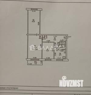 3-к квартира, вторичка, 59м2, 5/5 этаж