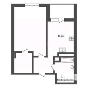 2-к квартира, вторичка, 51м2, 10/25 этаж