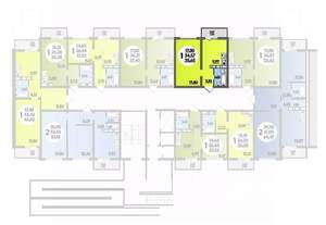 1-к квартира, строящийся дом, 36м2, 11/16 этаж