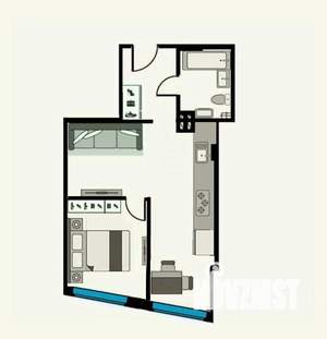 1-к квартира, вторичка, 40м2, 13/24 этаж