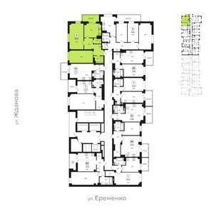 2-к квартира, вторичка, 66м2, 9/24 этаж