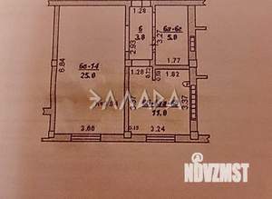 2-к квартира, вторичка, 47м2, 3/5 этаж