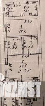 5-к квартира, вторичка, 88м2, 1/3 этаж