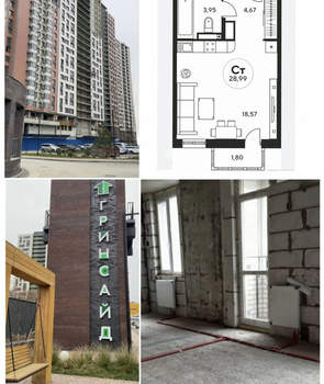 Студия квартира, вторичка, 29м2, 18/25 этаж