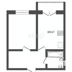 2-к квартира, вторичка, 41м2, 7/25 этаж