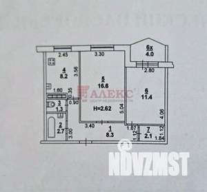 2-к квартира, вторичка, 53м2, 5/10 этаж