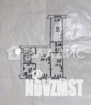 3-к квартира, вторичка, 56м2, 5/5 этаж