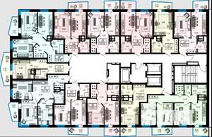 3-к квартира, строящийся дом, 62м2, 23/31 этаж