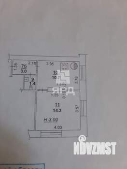1-к квартира, вторичка, 29м2, 1/2 этаж