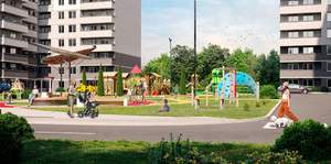 1-к квартира, вторичка, 43м2, 15/19 этаж