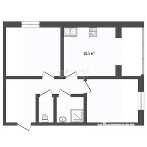 2-к квартира, вторичка, 62м2, 9/21 этаж