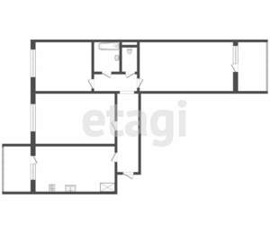 3-к квартира, вторичка, 84м2, 6/10 этаж
