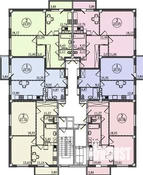 1-к квартира, вторичка, 45м2, 5/10 этаж