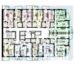 1-к квартира, вторичка, 43м2, 21/24 этаж