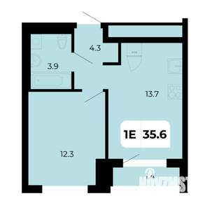 1-к квартира, вторичка, 36м2, 18/18 этаж