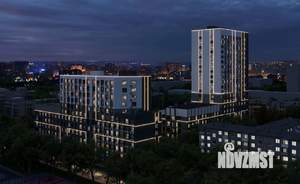 1-к квартира, строящийся дом, 49м2, 19/20 этаж