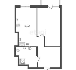 1-к квартира, вторичка, 32м2, 22/25 этаж