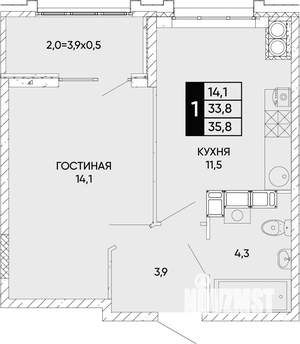 Фото квартиры на продажу (1)