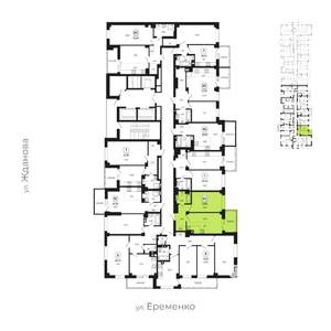 2-к квартира, вторичка, 42м2, 7/24 этаж