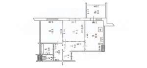 2-к квартира, вторичка, 53м2, 2/10 этаж