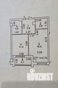 1-к квартира, вторичка, 43м2, 2/23 этаж