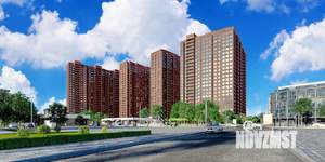 1-к квартира, сданный дом, 39м2, 20/25 этаж