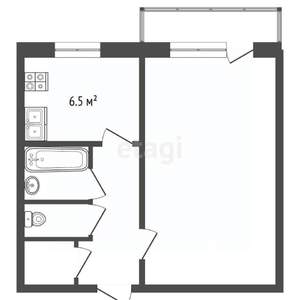 1-к квартира, вторичка, 39м2, 7/9 этаж