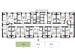 1-к квартира, вторичка, 36м2, 13/25 этаж