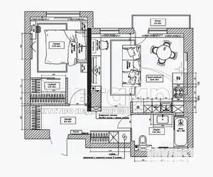 2-к квартира, вторичка, 50м2, 10/25 этаж