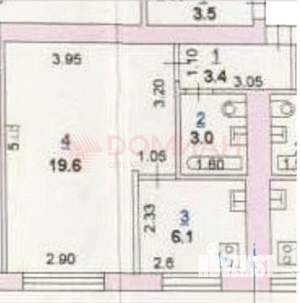 1-к квартира, вторичка, 32м2, 1/5 этаж