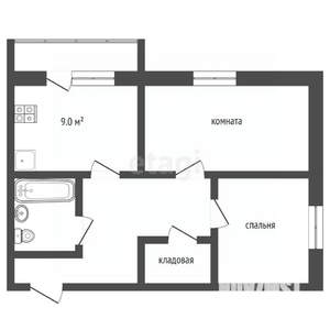 2-к квартира, вторичка, 56м2, 5/14 этаж