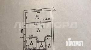 2-к квартира, вторичка, 46м2, 4/5 этаж