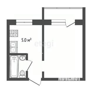 Студия квартира, вторичка, 23м2, 7/9 этаж