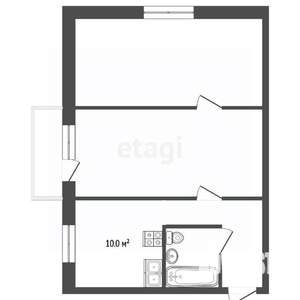 2-к квартира, вторичка, 44м2, 2/4 этаж