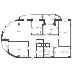 5-к квартира, вторичка, 140м2, 6/18 этаж