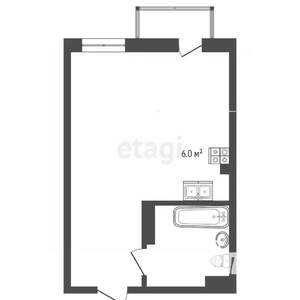 Студия квартира, вторичка, 30м2, 12/28 этаж