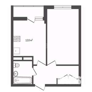 1-к квартира, вторичка, 37м2, 18/25 этаж