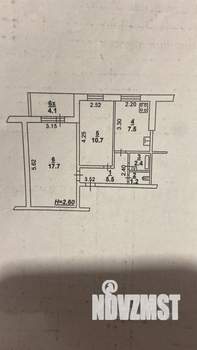 2-к квартира, вторичка, 47м2, 3/9 этаж