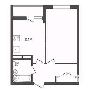 1-к квартира, вторичка, 37м2, 18/25 этаж