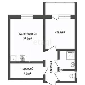 2-к квартира, вторичка, 75м2, 17/17 этаж