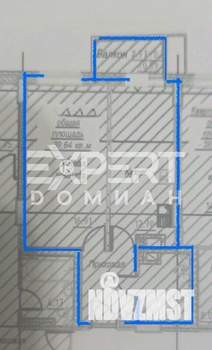 1-к квартира, вторичка, 40м2, 21/25 этаж