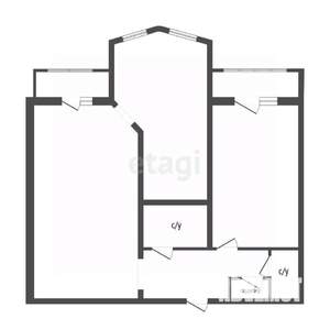 2-к квартира, вторичка, 70м2, 9/17 этаж
