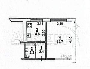 1-к квартира, вторичка, 22м2, 1/9 этаж