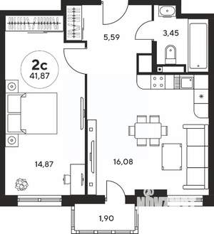 Фото квартиры на продажу (1)