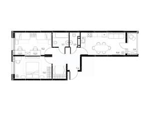3-к квартира, вторичка, 61м2, 13/25 этаж
