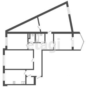 4-к квартира, вторичка, 96м2, 3/9 этаж