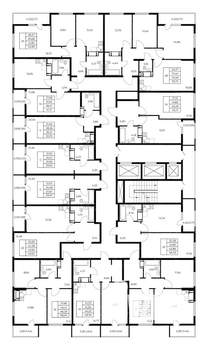 1-к квартира, вторичка, 41м2, 17/25 этаж